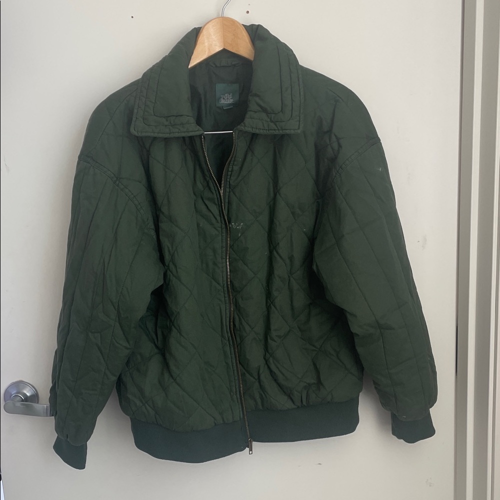 Wild Fable Green Quilted Jacket